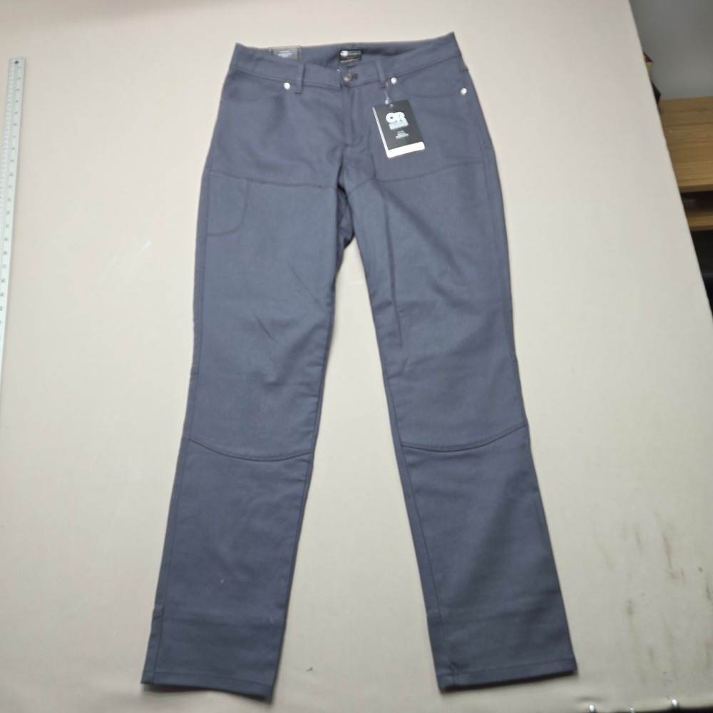 Outdoor Research Lined Work Pants Flannel Straight Gray Womens 8 NEW